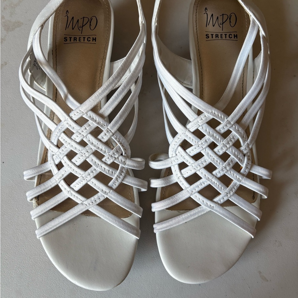 Impo Women's Elegant White Sandals
